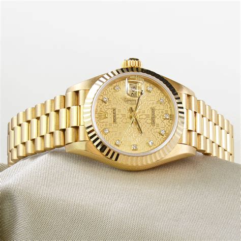 rolex uhr damen gold|Rolex oyster perpetual 2020 price.